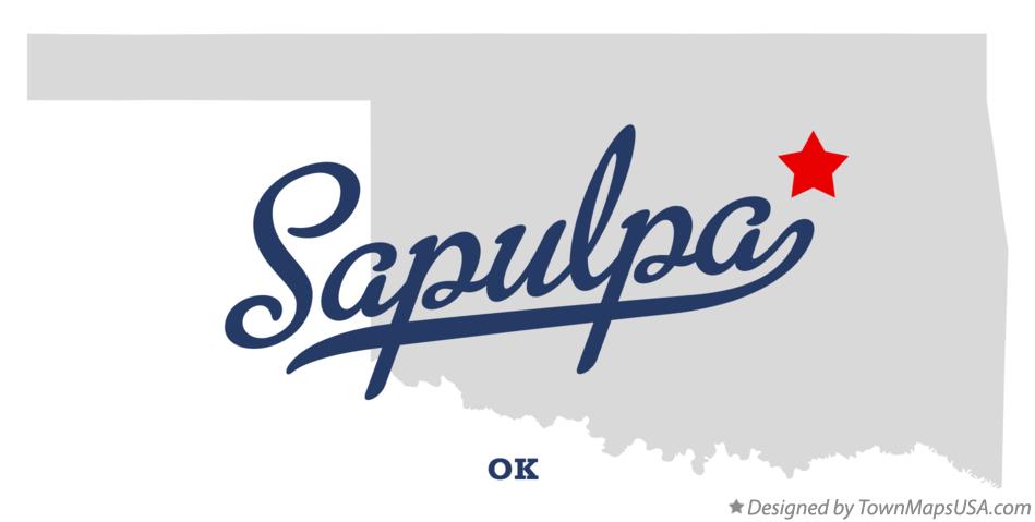 Sapulpa Logo - Map of Sapulpa, OK, Oklahoma