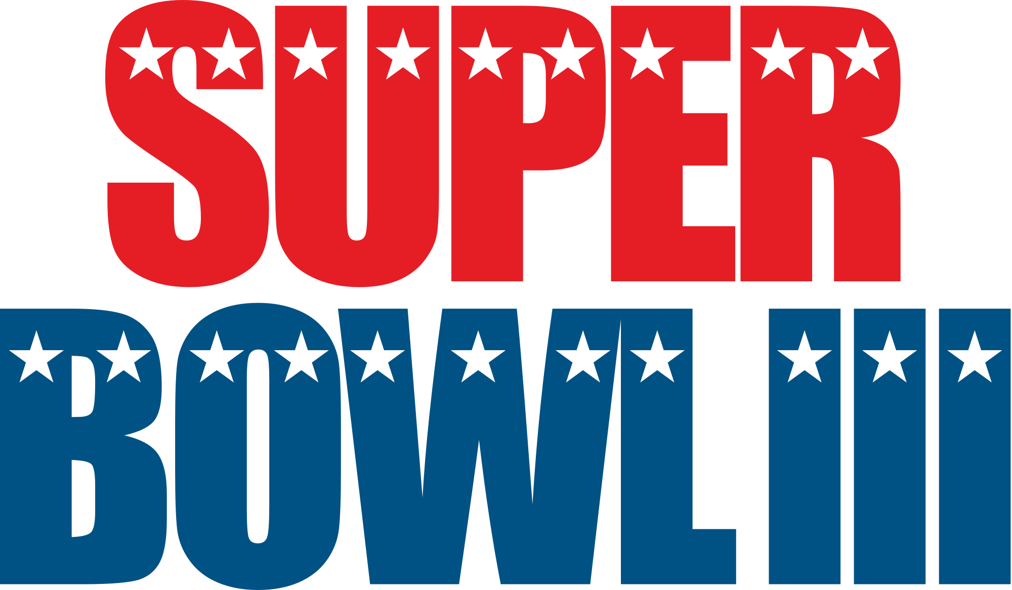 III Logo - Super Bowl III logo.svg
