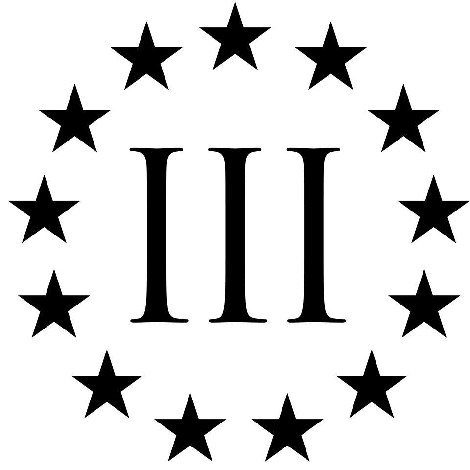 III Logo - III Percent Patriots Gear