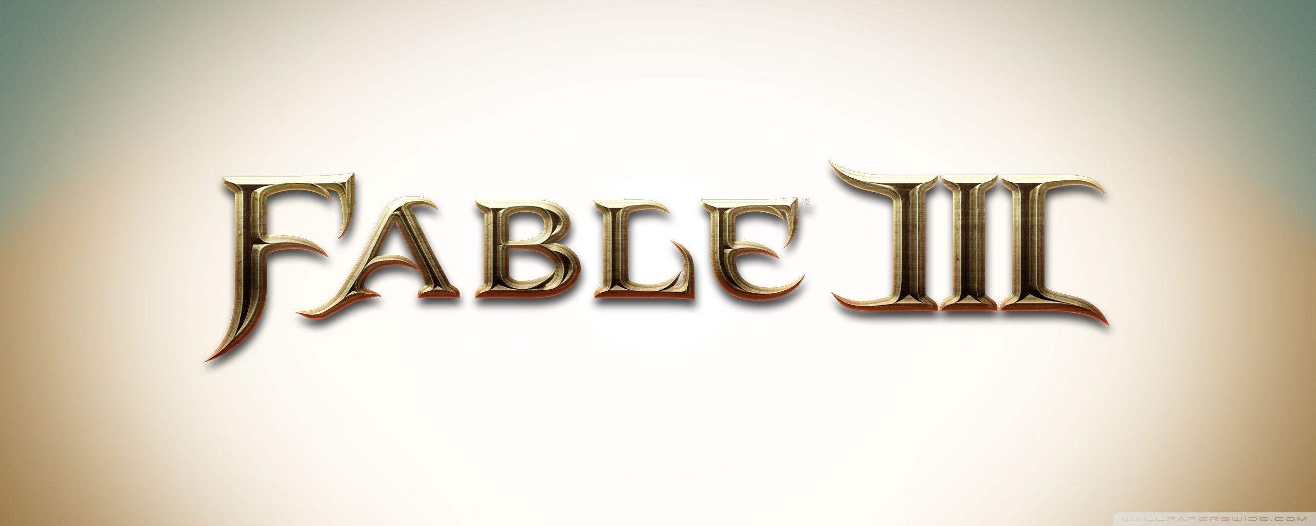 III Logo - Fable III Logo ❤ 4K HD Desktop Wallpaper for • Dual Monitor