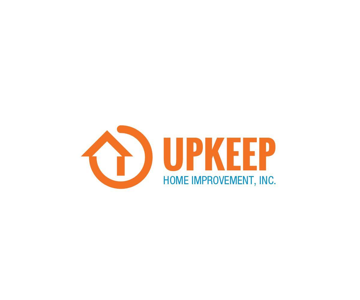 Upkeep Logo - Bold, Masculine, Home Improvement Logo Design for UPKEEP HOME