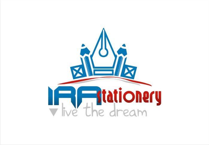 Stationery Logo - Sribu: Logo Design - IRA STATIONERY