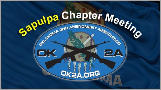 Sapulpa Logo - Sapulpa Chapter Meeting. Oklahoma Second Amendment Association