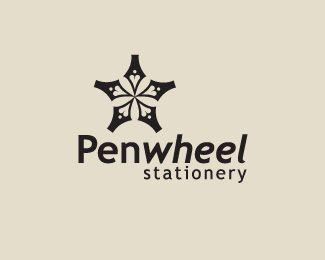 Stationery Logo - Penwheel Stationery Designed by Lazygoalie13 | BrandCrowd