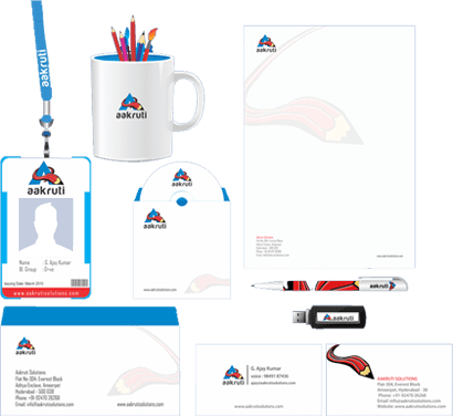 Stationery Logo - Web designing company in Hyderabad - Aakrutisolutions.com
