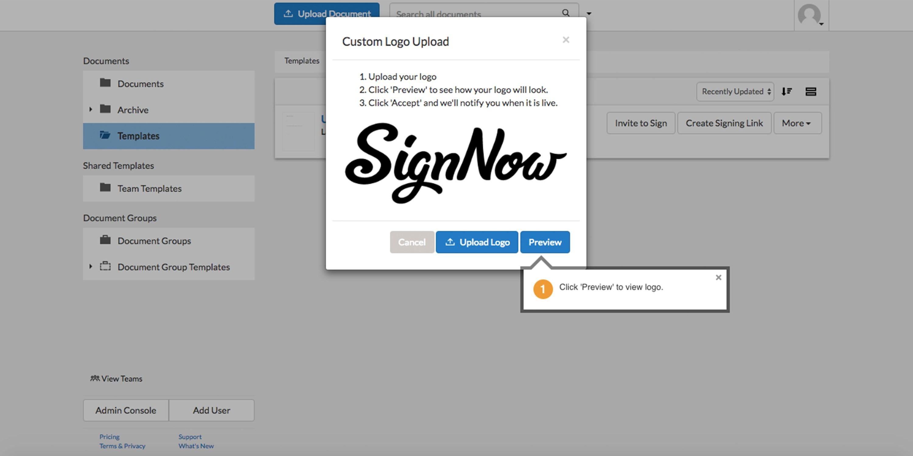 Add Logo - Create and add your custom logo | SignNow