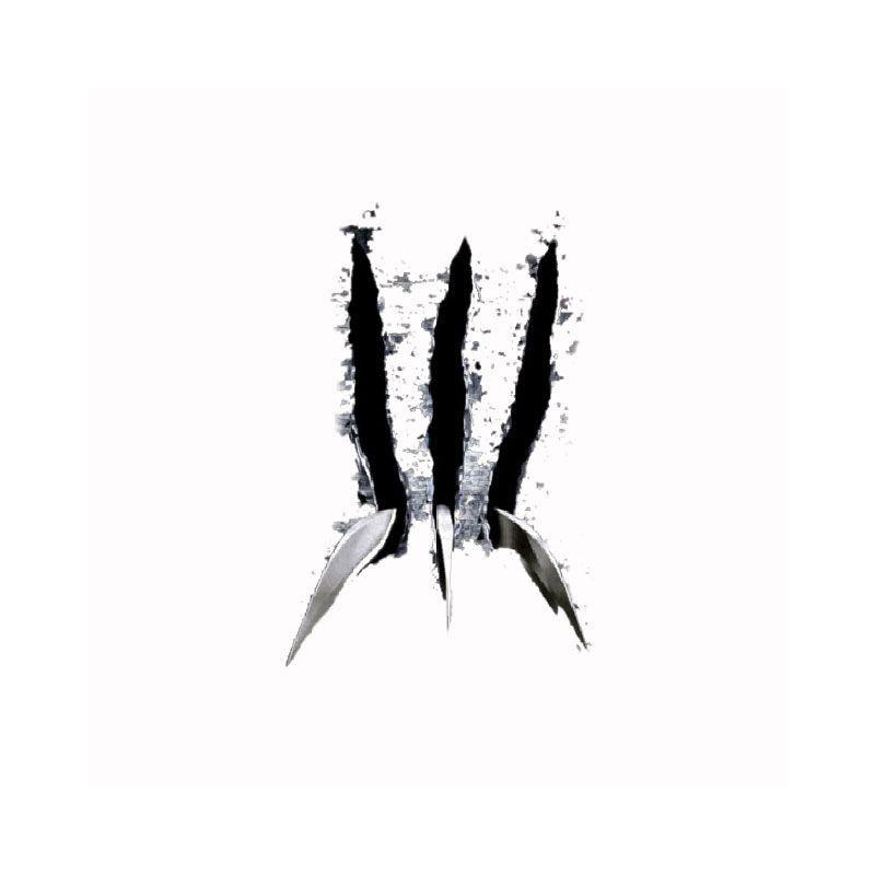 Garras Logo - T-Shirt Wolverine claws special edition black / white