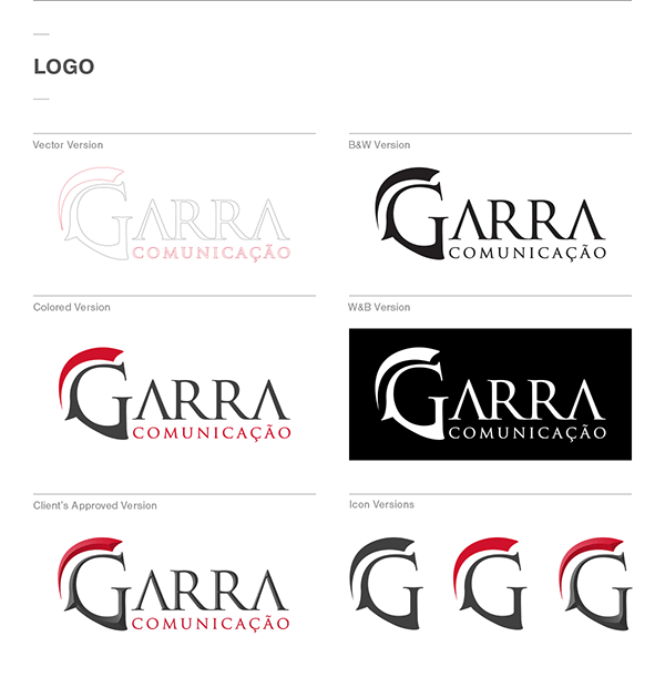 Garras Logo - Logo Garra Comunicação