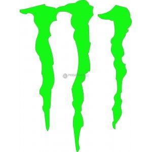 Garras Logo - Pegatina Garra monster