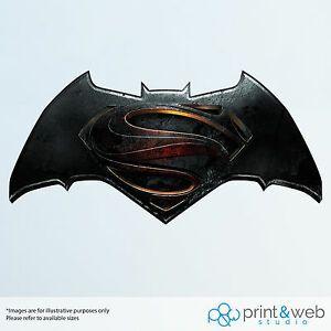 Bedroom Logo - Batman Vs Superman Dawn of Justice Wall Decal Sticker Bedroom Vinyl