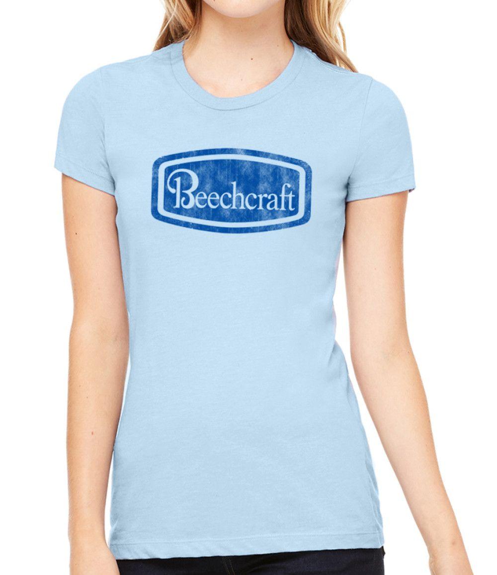 Beechcraft Logo - Vintage T-Shirts, Hoodies : Beechcraft Logo Women's T-Shirt ...