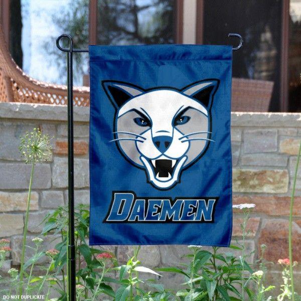 Daemen Logo - Daemen Wildcats Logo Garden Flag