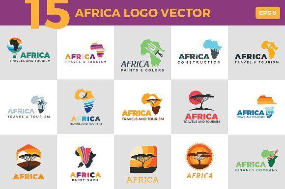 Africa Logo - 15 africa logo vector ~ Logo Templates ~ Creative Market