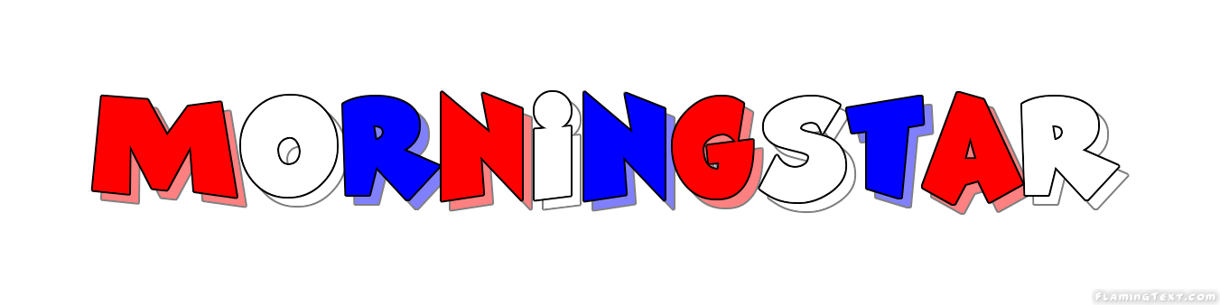 Morningstar Logo - United States of America Logo | Free Logo Design Tool from Flaming Text