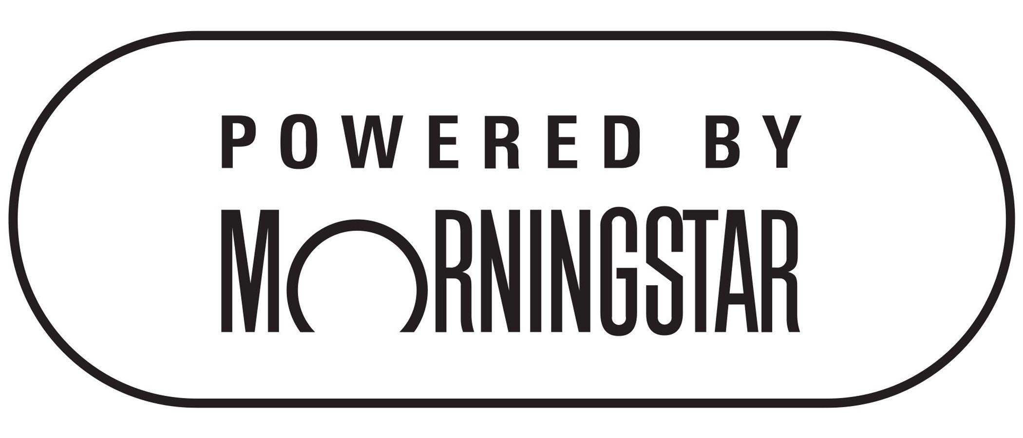 Morningstar Logo - Powered by Morningstar logo white background - Milford Asset