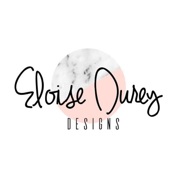 Marble Logo - Pre Made Pink Marble Logo
