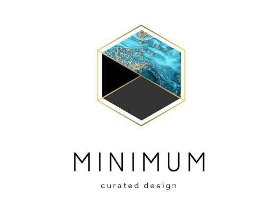 Marble Logo - marble logo design premade clean gold logo design branding package