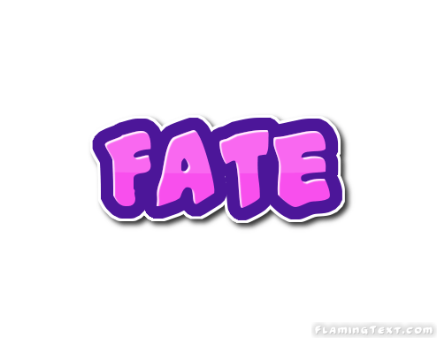 Fate Logo - Fate Logo | Free Name Design Tool from Flaming Text
