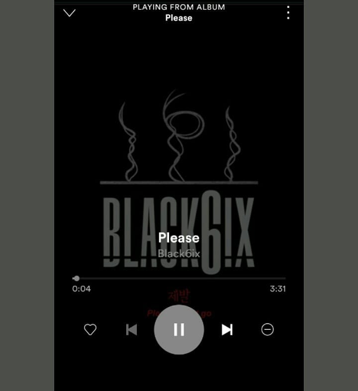 Black6ix Logo - yoongzyi Instagram post | Artist: Black6IX Song: Please Album ...