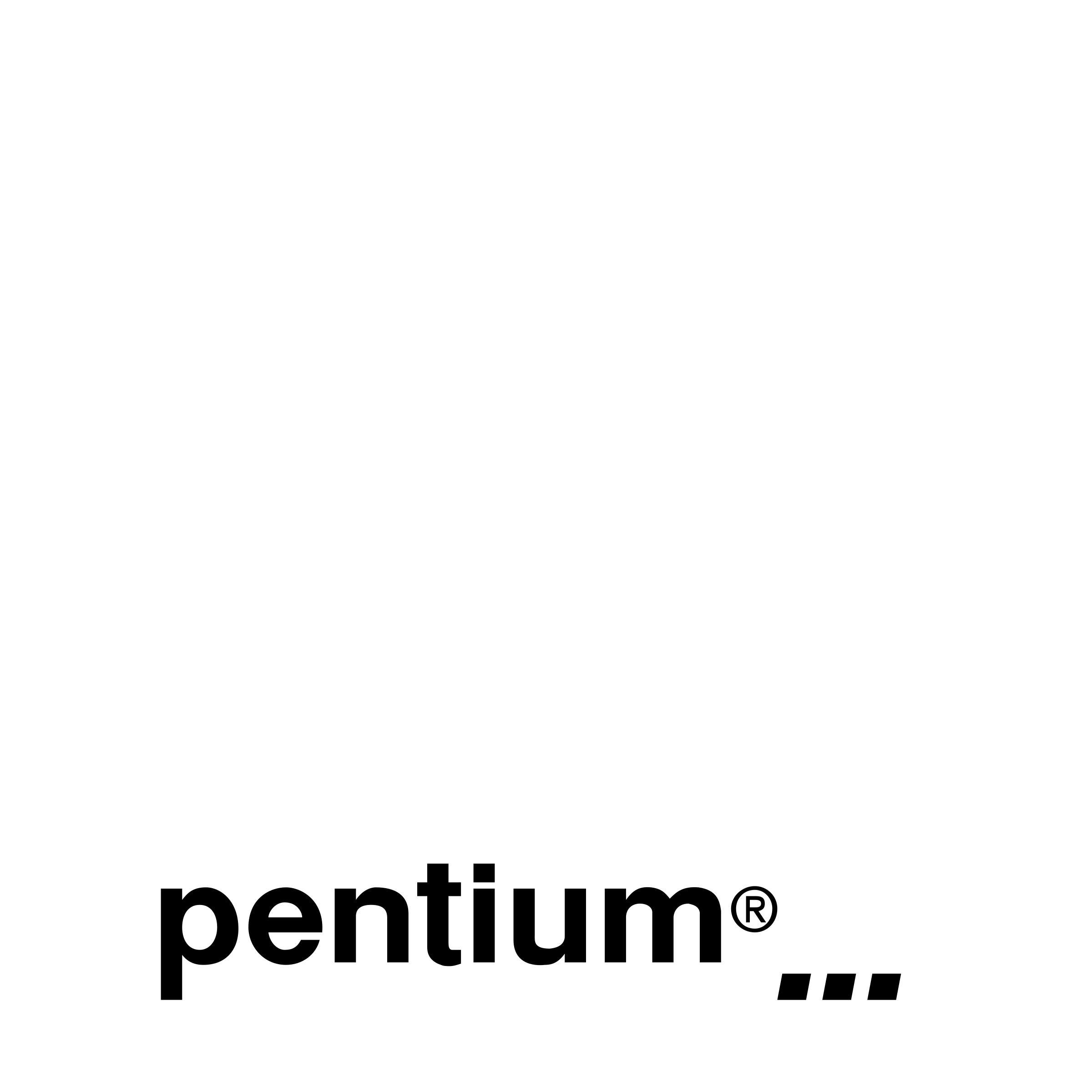 Processor Logo - Pentium III Processor Logo PNG Transparent & SVG Vector - Freebie Supply