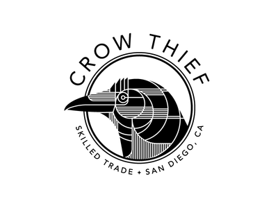 Thief Logo - Crow Thief | graphic design | Crow, Logo design, Logos