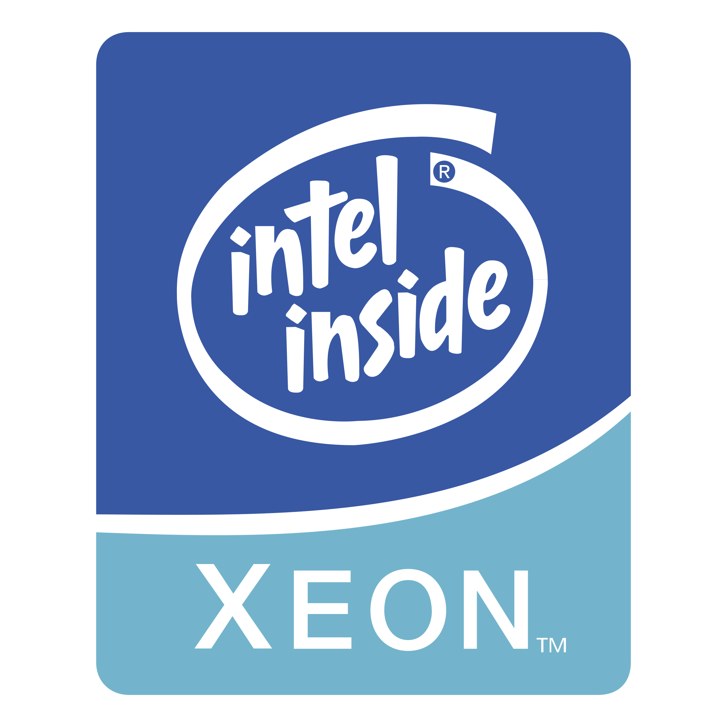 Processor Logo - Xeon Processor Logo PNG Transparent & SVG Vector - Freebie Supply