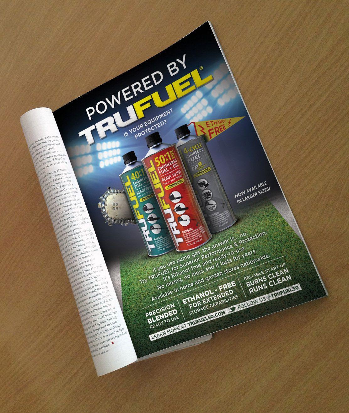 TruFuel Logo - grip designs | Logo. Print. Web. - trufuel bowl ad