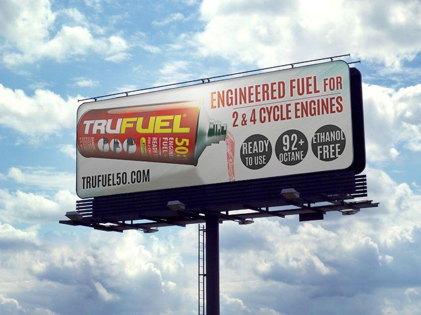 TruFuel Logo - grip designs | Logo. Print. Web. - trufuel billboard