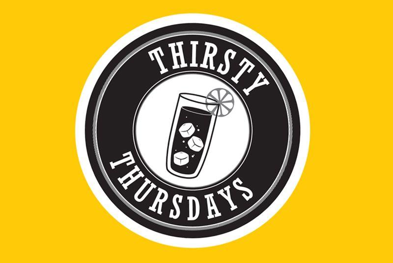Thursday Logo - Know Your Type : Thirsty Thursday Poster & Presentation — Retro ...