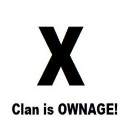 X-Clan Logo - X clan Logo without edge - Roblox