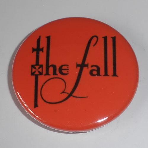 Fall Logo - The Fall - Logo (Black on Oranj) (Badge) | Todestrieb