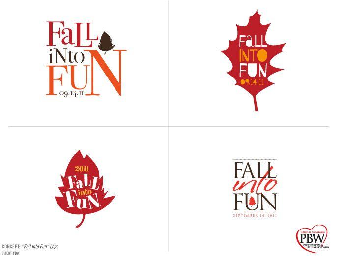 Fall Logo - Logo Design: PBW's Fall into Fun Event | DeGraf Design Blog