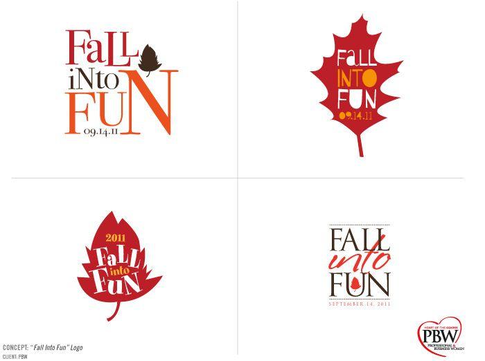 Fall Logo - Logo Design: PBW's Fall into Fun Event. DeGraf Design Blog