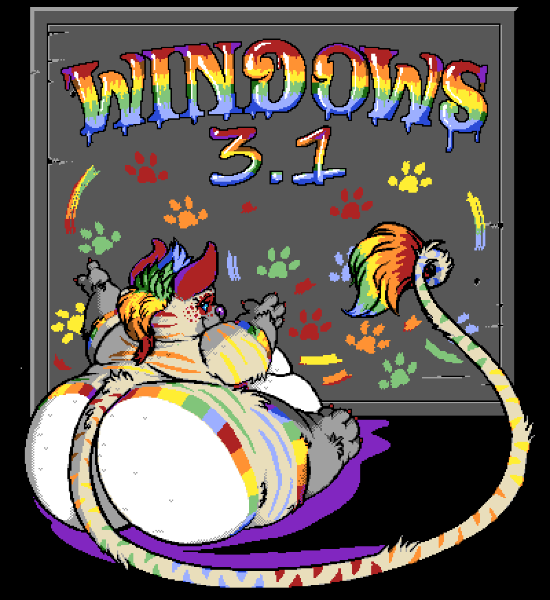 Windows 3.1 Logo - Windows 3.1 Boot Logo by Khatoblepas - Fur Affinity [dot] net