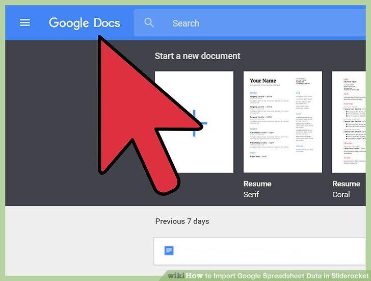 SlideRocket Logo - How to Import Google Spreadsheet Data in Sliderocket: 7 Steps