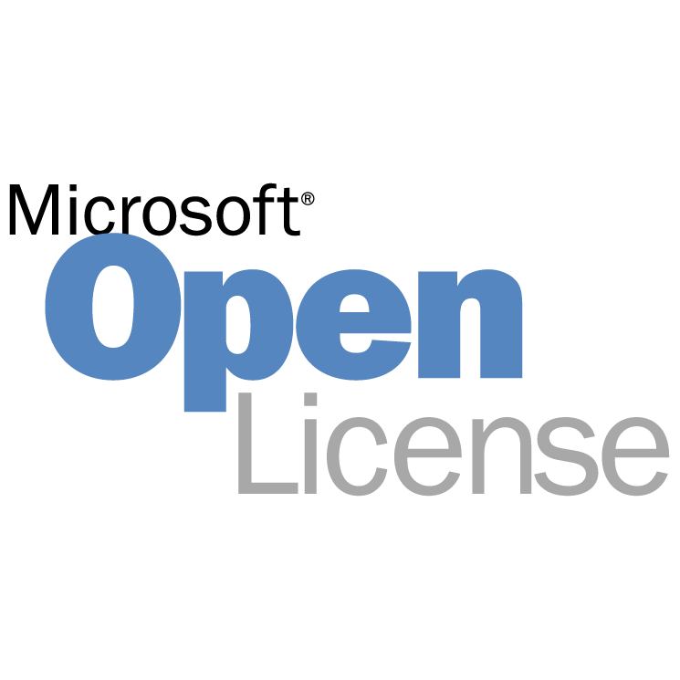 License Logo - Microsoft open license Free Vector / 4Vector