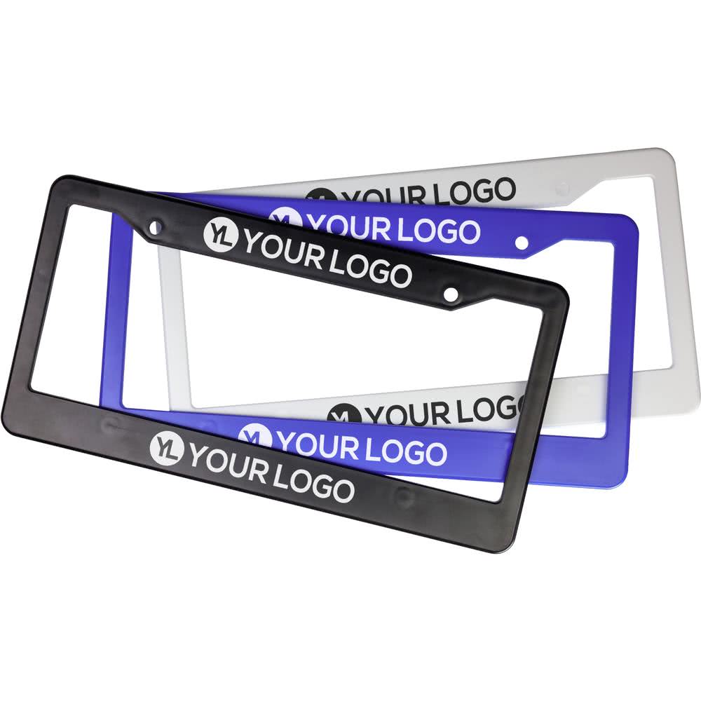 License Logo - Promotional Auto License Plate Frames with Custom Logo for $0.708 Ea