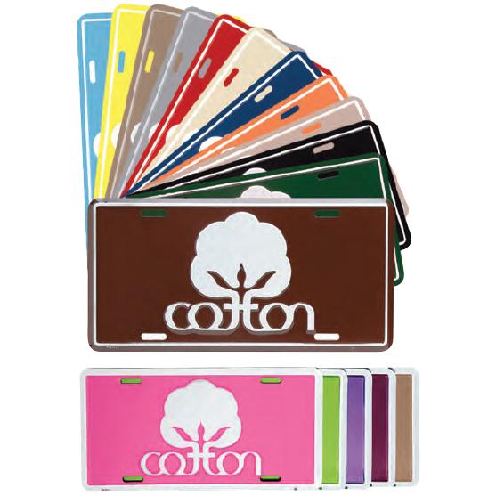 License Logo - License Plates with Cotton Logo