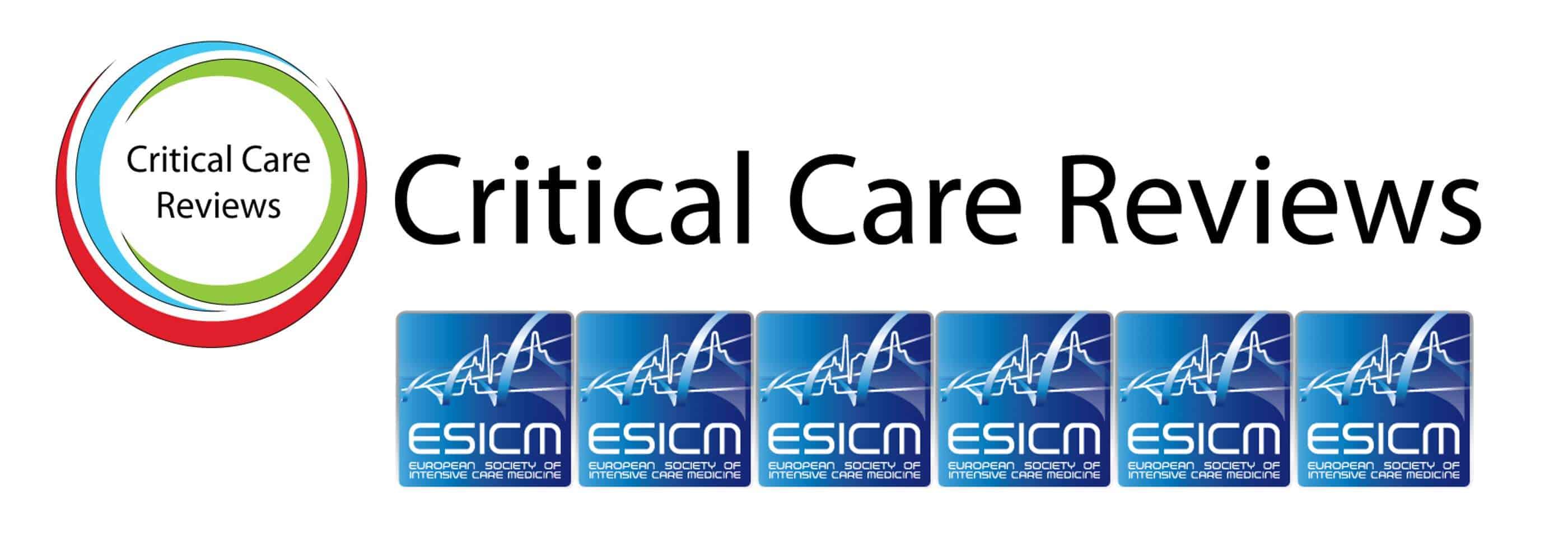 ESICM Logo - ESICM Update on Crit Care Reviews - Intensive Care Network