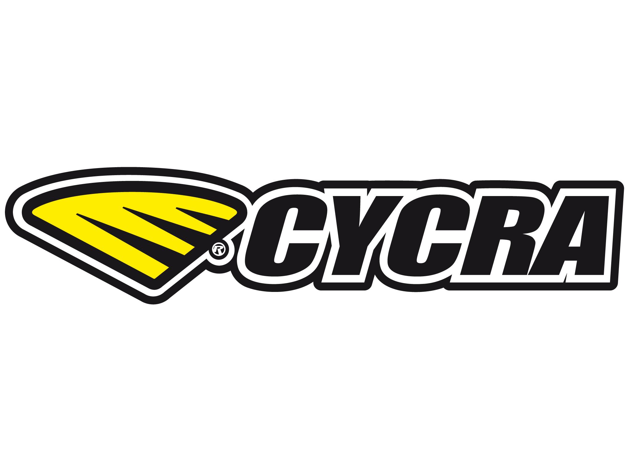 Cycra Logo - Blackbird Racing. Custom Number Plate model De Lux