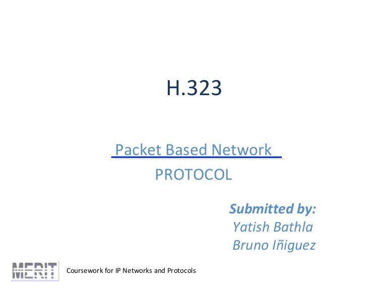 H.323 Logo - H.323: Packet Network Protocol