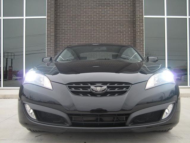 GenCoupe Logo - Wing emblem on a black GC - Hyundai Genesis Forum