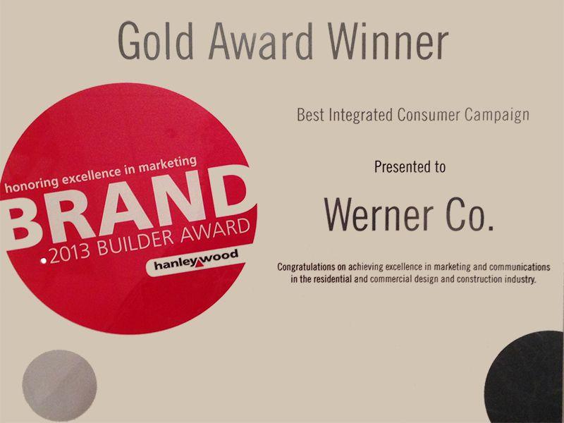 WernerCo Logo - Werner Co. is pleased to be the Gold Award Winner in the Best