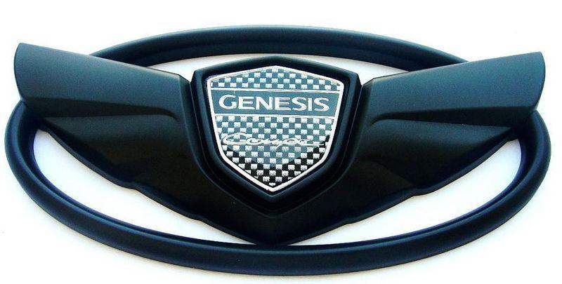 GenCoupe Logo - Genesis Coupe Wing badge emblems Grille+Trunk …..