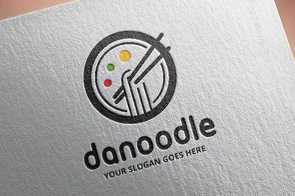 Noodle Logo - Noodle Logo Template Logo Templates Creative Market