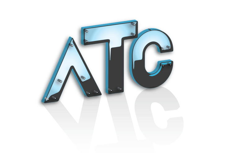 ATC Logo - ATC 3D Concept Logo – Van Allen Design Company