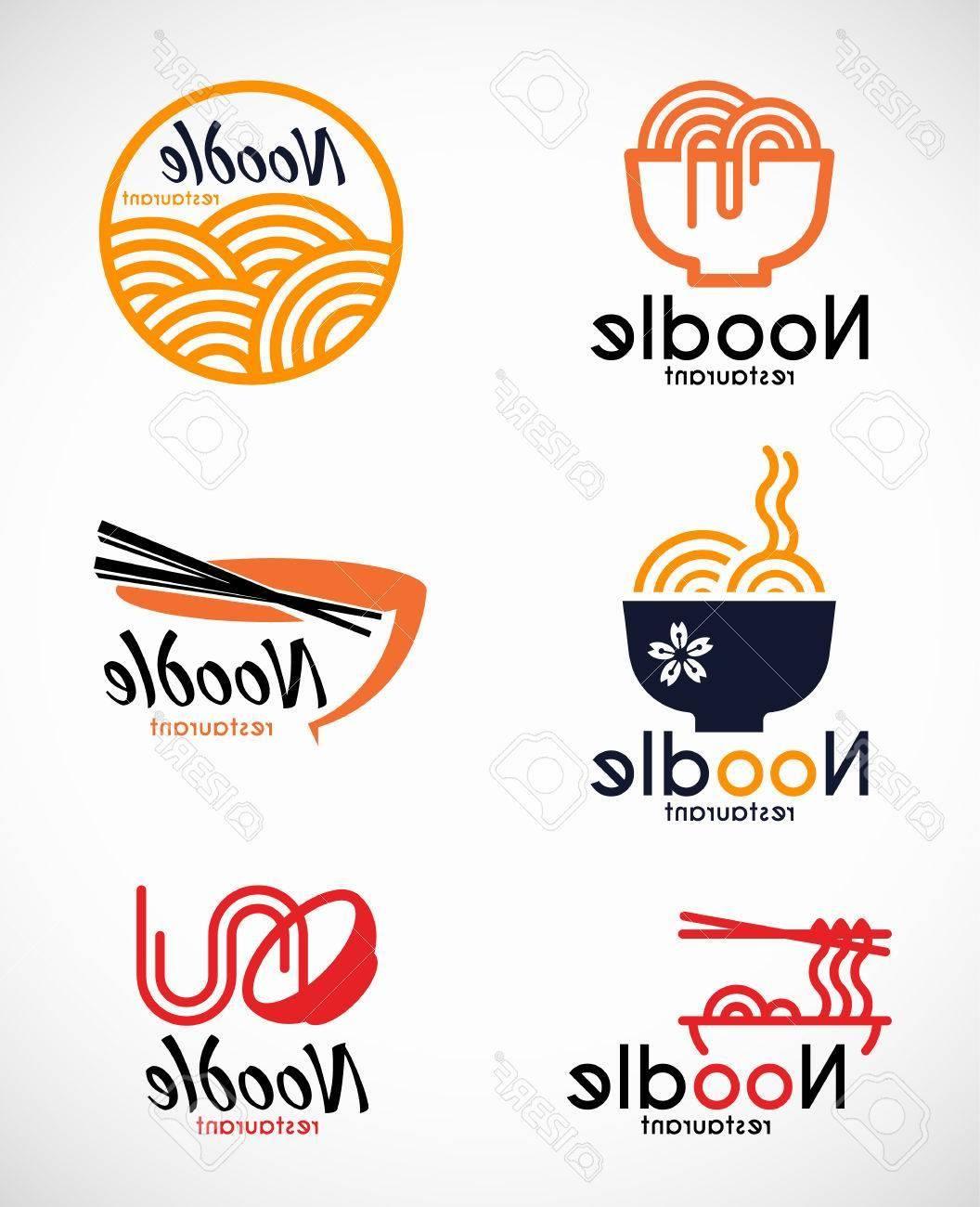 Noodle Logo - Noodle Restaurant And Food Logo Vector Design Image