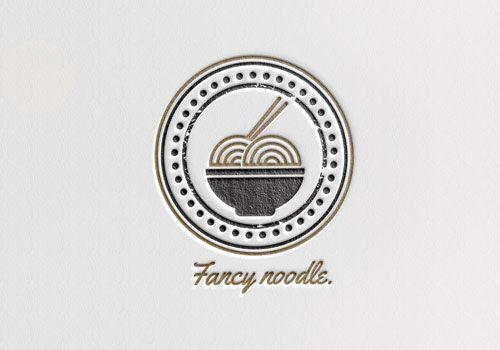 Noodle Logo - Fancy Noodle Logo