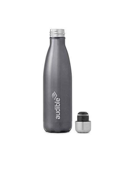 Audible Logo - S'well Stainless Steel Water Bottle, Audible Logo