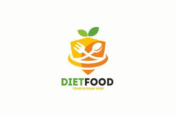 Diet Logo - Diet Food Logo Template Logo Templates Creative Market